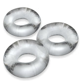 Fat Willy 3-Pack Jumbo C-Rings - Clear